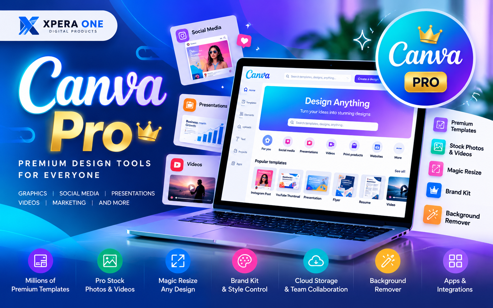 Canva Pro — Premium Design Tools & Creative Suite